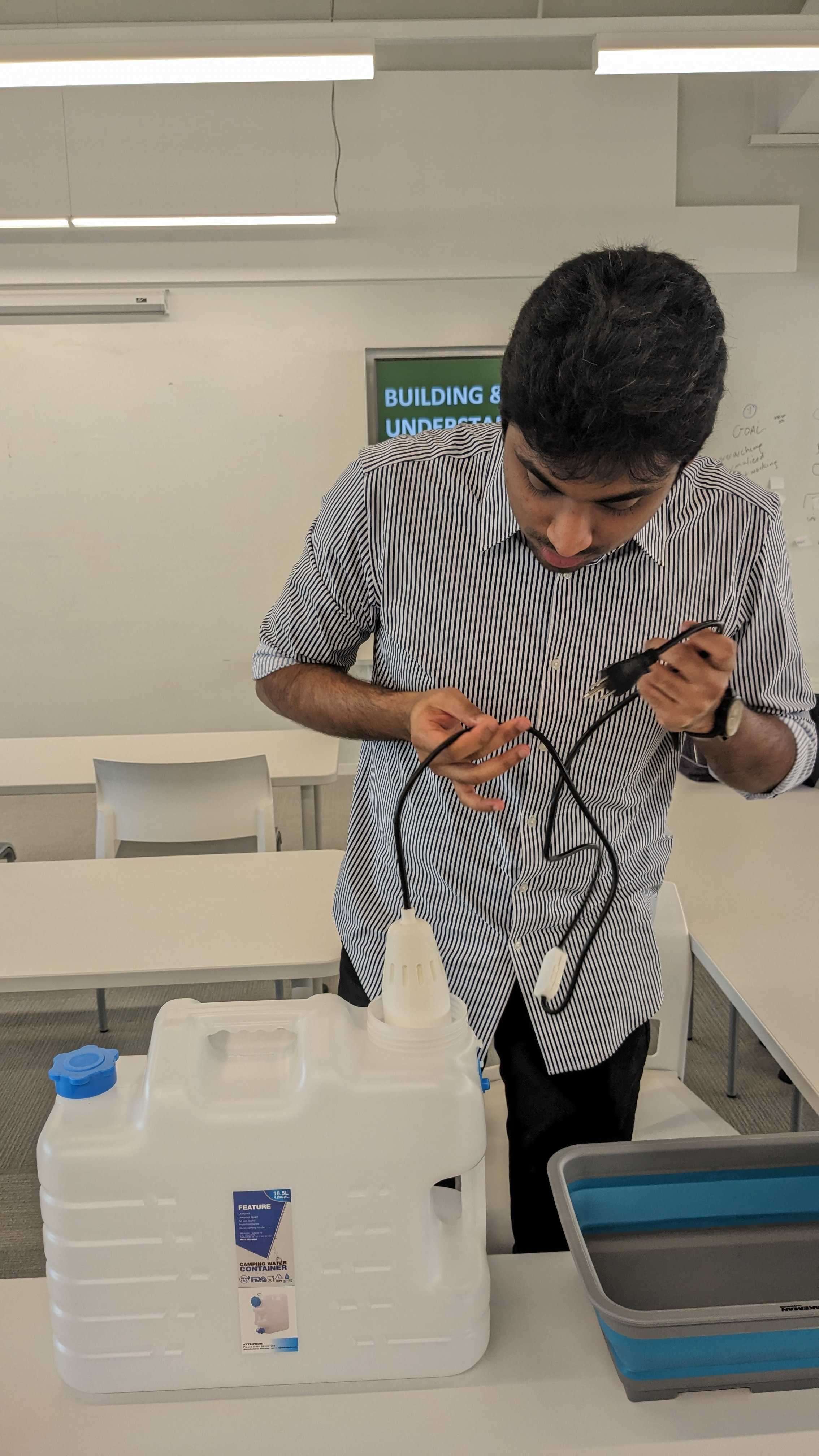Prototype testing with campers
